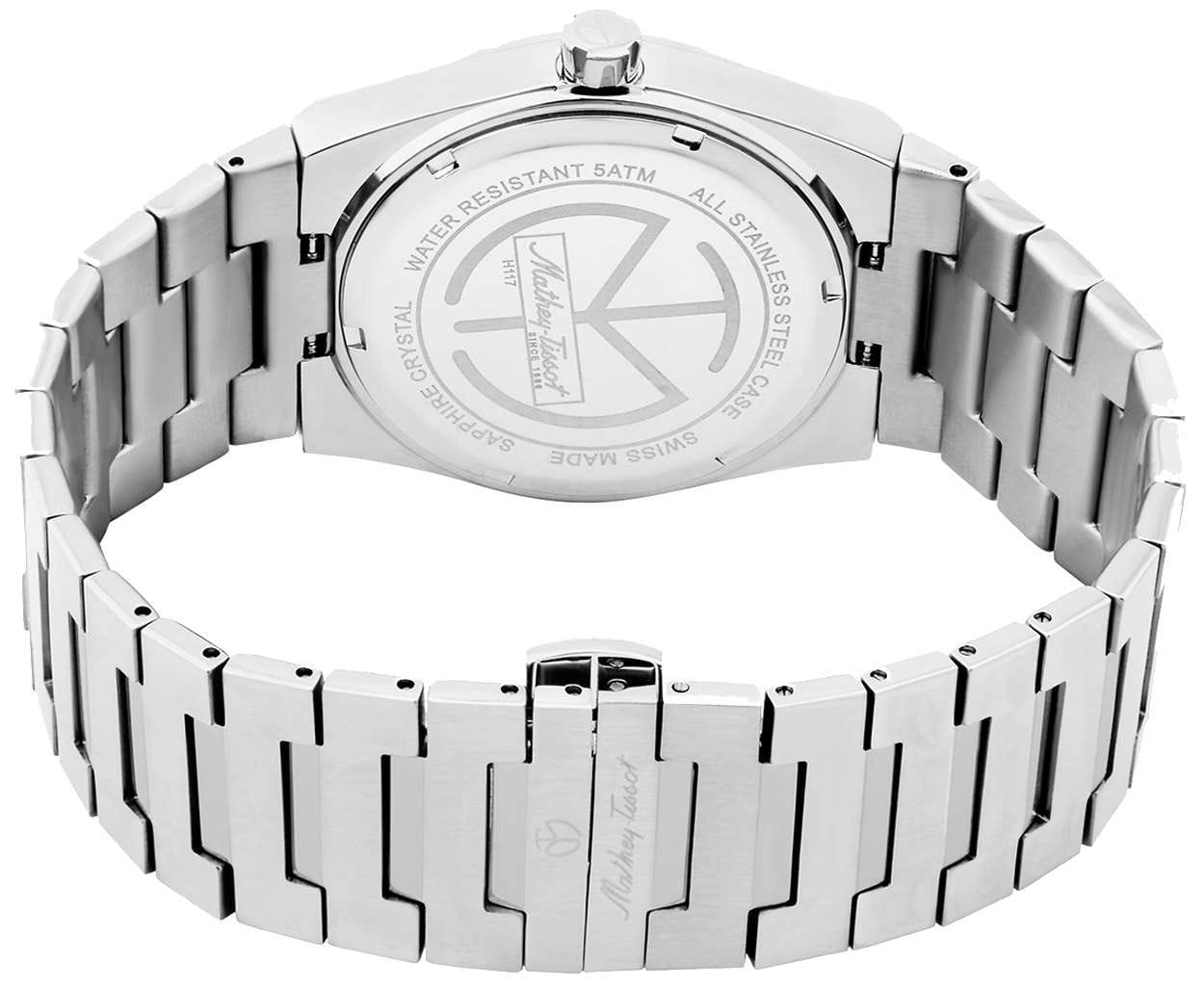 Mathey-Tissot Mathey-Tissot Zoltan H117AV,  швейцария мужские часы на браслете нержавеющая сталь боковой вид
