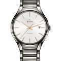 Rado Rado True Automatic R27057112 Automatic R27057112 механические мужские часы белый циферблат, браслет плазменная керамика — вид спереди