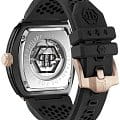 Philipp Plein Philipp Plein The Skeleton Ecoceramic PWVBA0523 the skeleton немецкие мужские часы на браслете силикон боковой вид