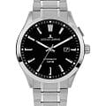 Jacques Lemans Jacques Lemans Classic 1-2130E  1-2130E кварцевые мужские часы  черный циферблат, браслет нержавеющая сталь — вид спереди