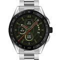 TAG Heuer TAG Heuer Connected Calibre E3 - 45 mm SBG8A10.BA0646  SBG8A10.BA0646 электронные мужские часы черный циферблат, браслет нержавеющая сталь — вид спереди