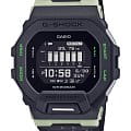 Casio Casio G-Shock GBD-200LM-1DR (GBD-200LM-1) G-SQUAD GBD-200LM-1DR электронные мужские часы черный циферблат, браслет пластик — вид спереди