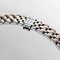 Longines Longines Flagship L4.374.3.90.7 механические женские часы часы, крупный план белый циферблат