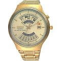 Orient Orient EU00008C (FEU00008C)  FEU00008C механические мужские часы  желтый циферблат, браслет  — вид спереди