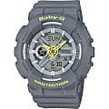 Casio Casio Baby-G BA-110PP-8A  BA-110PP-8A кварцевые женские часы серый циферблат, браслет пластик — вид спереди