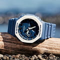 Casio GA-2110ET-2A наручные мужские часы застежка крупным планом