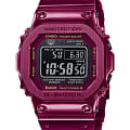 Casio Casio G-Shock GMW-B5000RD-4 лимитированной серии GMW-B5000RD-4ER электронные мужские часы  циферблат, браслет сталь с ip покрытием — вид спереди