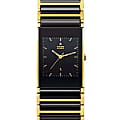 Rado Rado Integral R20848152  R20848152 кварцевые мужские часы  черный циферблат, браслет сталь + pvd + керамика — вид спереди