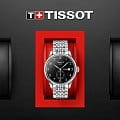 Tissot Tissot Le Locle Automatic Petite Seconde T006.428.11.052.00 механические мужские часы часы, крупный план черный циферблат