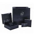 Wainer Wainer Bach WA.10120-C кварцевые мужские часы часы, крупный план синий циферблат