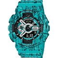 Casio Casio G-Shock GA-110SL-3A GA-110 GA-110SL-3A электронные мужские часы голубой циферблат, браслет пластик — вид спереди