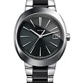 Rado Rado D-Star R15943162  R15943162 кварцевые мужские часы  черный циферблат, браслет сталь + керамические вставки — вид спереди