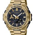 Casio Casio G-Shock GST-B500GD-9A GST G-Steel GST-B500GD-9A электронные мужские часы серый циферблат, браслет сталь с ip покрытием — вид спереди