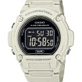 Casio Casio Collection W-219HC-8B  W-219HC-8B кварцевые мужские часы черный циферблат, браслет пластик — вид спереди