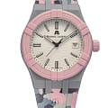 Maurice Lacroix Maurice Lacroix Aikon Tide AI2008-2992Z-000-0  AI2008-2992Z-000-0 кварцевые женские часы белый циферблат, браслет силикон — вид спереди