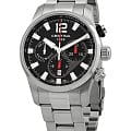 Certina Certina DS Podium C008.427.11.057.00  C0084271105700 механические мужские часы  черный циферблат, браслет нержавеющая сталь — вид спереди
