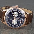 Jacques Lemans Jacques Lemans Retro Classic 1-2068G,  австрия мужские часы на браслете кожаный боковой вид