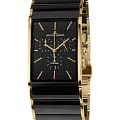 Jacques Lemans Jacques Lemans High Tech Ceramic 1-1941D  1-1941D кварцевые мужские часы черный циферблат, браслет сталь + pvd + керамика — вид спереди