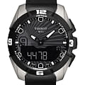 Tissot Tissot T-Touch Expert Solar Tony Parker T091.420.46.061.00 T Touch T0914204606100 кварцевые мужские часы черный циферблат, браслет кожаный — вид спереди