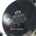 Orient Orient RA-AB0008S1 механические мужские часы часы крупный план белый циферблата