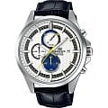 Casio Casio Edifice EFV-520L-7A EFV EFV-520L-7A кварцевые мужские часы  белый циферблат, браслет 18-каратное желтое золото — вид спереди