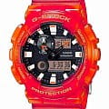 Casio Casio G-Shock GAX-100MSA-4A  GAX-100MSA-4A электронные мужские часы черный циферблат, браслет пластик — вид спереди