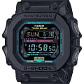 Casio Casio G-Shock GX-56MF-1DR (GX-56MF-1) лимитированной серии GX-56MF-1 электронные мужские часы черный циферблат, браслет пластик — вид спереди