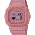 Casio Casio G-Shock DW-5610SL-4A4DR  DW-5610SL-4A4DR электронные мужские часы  розовый циферблат, браслет пластик — вид спереди