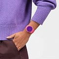 Swatch Swatch New Gent Biosourced SO29P102 женские часы фиолетовый циферблат на запястье