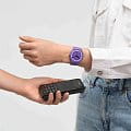 Swatch Swatch New Gent Biosourced Swatch Pay! SO29V100-5300 мужские часы фиолетовый циферблат на запястье
