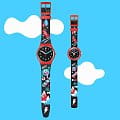 Оригинальные часы Swatch Swatch New Gent Biosourced SO29R105 кварцевые калибр механизма  общий вид