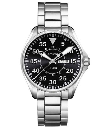 Hamilton Khaki Aviation Pilot Day Date Quartz H64611135