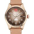 Swiss Military Hanowa Swiss Military Hanowa Active Duty SMWGN2102310  SMWGN2102310 кварцевые мужские часы  коричневый циферблат, браслет кожаный — вид спереди