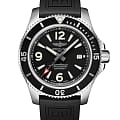 Breitling Breitling Superocean Automatic 44 A17367D71B1S1  A17367D71B1S1 механические мужские часы черный циферблат, браслет каучук — вид спереди