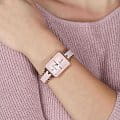 Anne Klein Anne Klein Diamond 3668LPRG кварцевые женские часы часы, крупный план бежевый циферблат