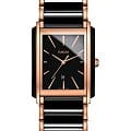 Rado Rado Integral R20962152  R20962152 кварцевые мужские часы коричневый циферблат, браслет сталь + pvd + керамика — вид спереди