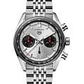 TAG Heuer TAG Heuer Carrera Chronograph CBS2216.BA0048  CBS2216.BA0048 механические мужские часы  серебристый циферблат, браслет нержавеющая сталь — вид спереди