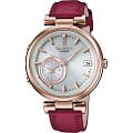 Casio Casio Sheen SHB-100CGL-7A  SHB-100CGL-7A автокварц (кинетик) женские часы  серый циферблат, браслет кожаный — вид спереди