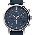 Timex Timex Midtown Chronograph TW2V36800  TW2V36800 кварцевые мужские часы синий циферблат, браслет кожаный — вид спереди