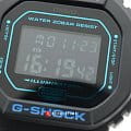 Casio Casio G-Shock DW-5600BBM-1, g-shock япония мужские часы на браслете пластик боковой вид