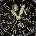 Luminox Luminox Navy SEAL Foundation Chronograph XS.3590.NSF.SET  - задняя крышка пластик карбон корпуса, швейцария часы