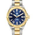 TAG Heuer TAG Heuer Aquaracer Professional 300 WBD2120.BB0930  WBD2120.BB0930 механические мужские часы синий циферблат, браслет нержавеющая сталь с pvd-покрытием — вид спереди