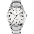 Jacques Lemans Jacques Lemans Serie 200 1-2005D  1-2005D кварцевые женские часы  белый циферблат, браслет нержавеющая сталь — вид спереди