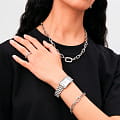 Часы Daniel Wellington Bound 3-Link Silver DW00100700 фото 5