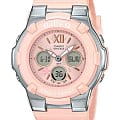 Casio Casio Baby-G BGA-110BL-4B  BGA-110BL-4B кварцевые женские часы  розовый циферблат, браслет пластик — вид спереди