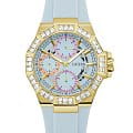 Guess Guess Selena GW0695L1  GW0695L1 кварцевые женские часы  синий циферблат, браслет силикон — вид спереди