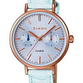 Casio Casio Sheen SHE-3054PGL-2A  SHE-3054PGL-2A кварцевые женские часы  циферблат, браслет кожаный — вид спереди