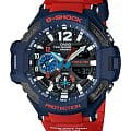 Casio Casio G-Shock GA-1100-2ADR GA GA-1100-2ADR электронные мужские часы черный циферблат, браслет силикон — вид спереди