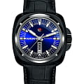 Rado Rado Hyperchrome R32171205 Automatic R32171205 механические мужские часы  синий циферблат, браслет кожаный — вид спереди