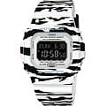 Casio Casio G-Shock DW-D5600BW-7E  DW-D5600BW-7E электронные мужские часы  черный циферблат, браслет пластик — вид спереди